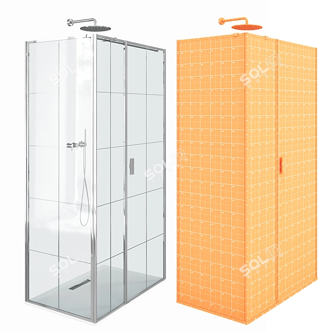 Radaway Shower Enclosures Collection 3D model image 7