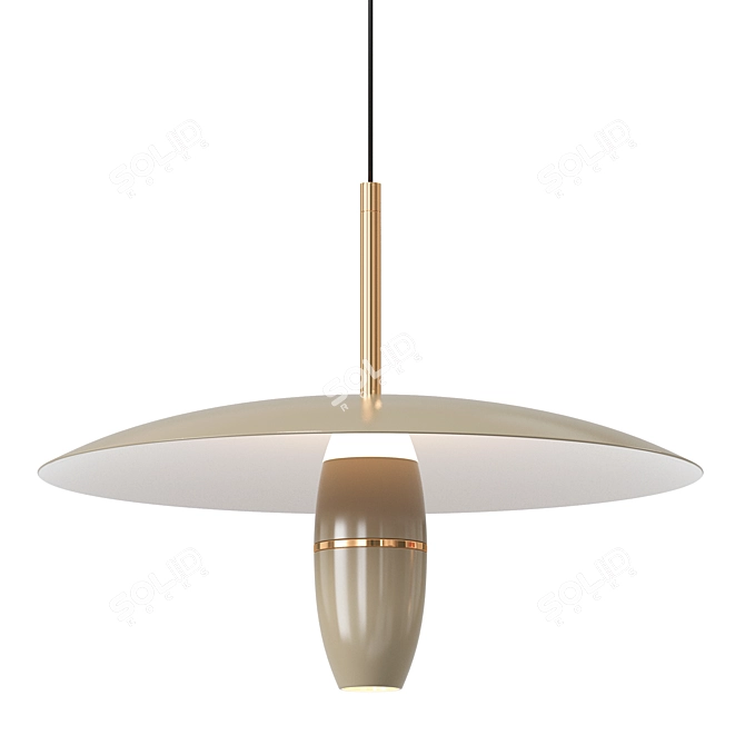 Sleek Modern RUNAR B Lamp 3D model image 4