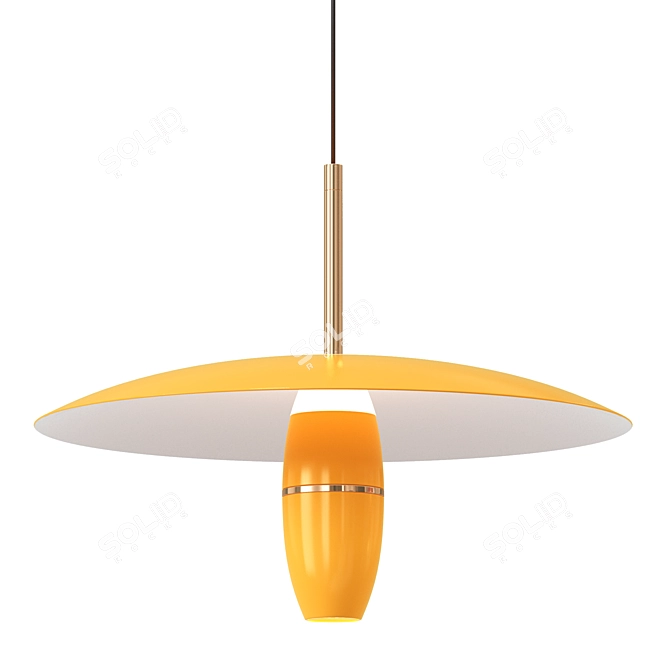 Sleek Modern RUNAR B Lamp 3D model image 5