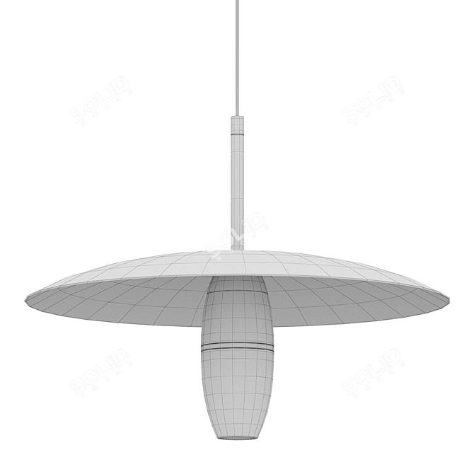 Sleek Modern RUNAR B Lamp 3D model image 6