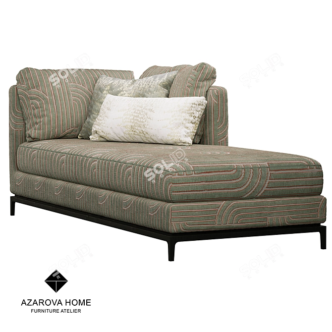 Azarova Home Carlton Sofa 3D model image 2