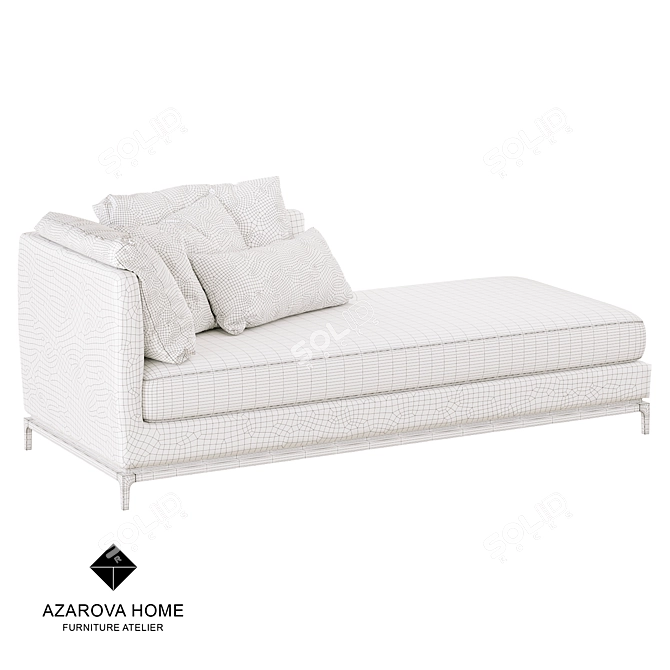 Azarova Home Carlton Sofa 3D model image 5