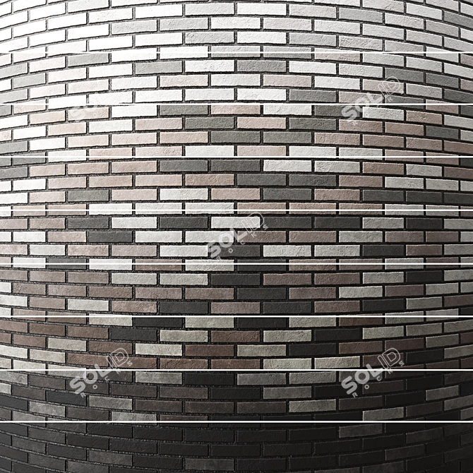 Seamless Brick Texture Pack 3D model image 2