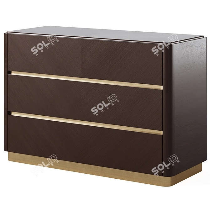  Sleek Sloane Dresser by Hamilton Conte 3D model image 1