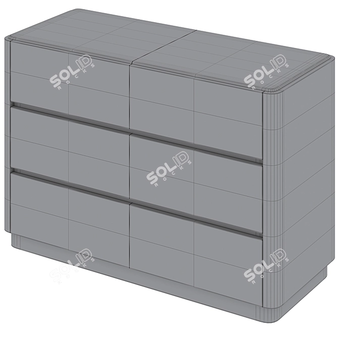  Sleek Sloane Dresser by Hamilton Conte 3D model image 5
