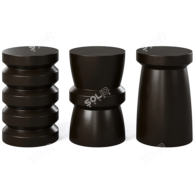 Sleek Coffee Tables 3 SISTERS 3D model image 2