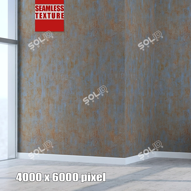 Seamless High-Detail Metal Texture 3D model image 1