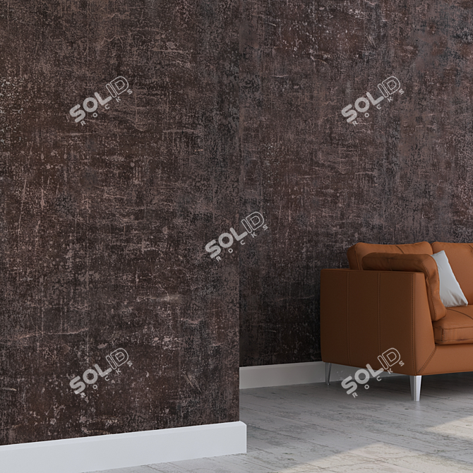 Seamless Metal Texture Vray Material 3D model image 3