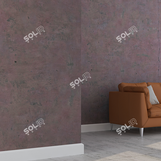 Seamless High-Detail Concrete Texture 3D model image 3