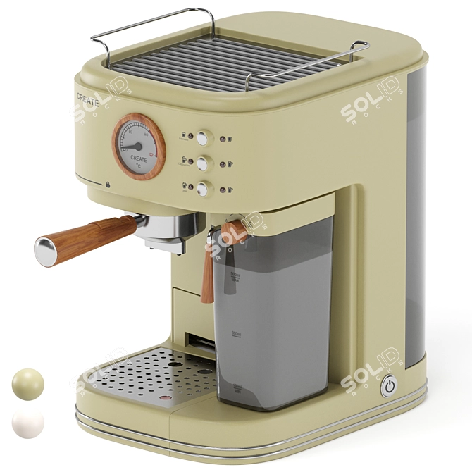 Thera Matt Pro Espresso Machine 3D model image 1