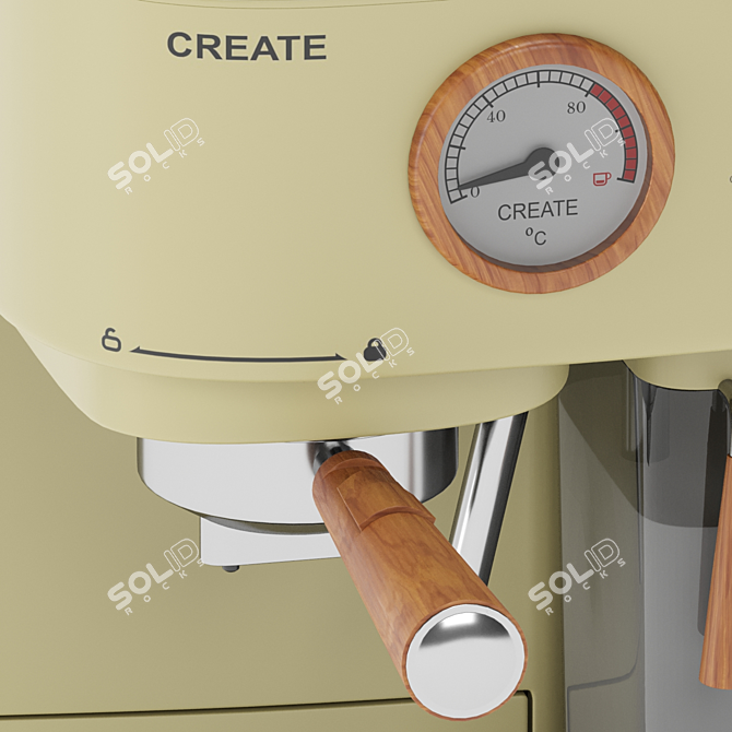 Thera Matt Pro Espresso Machine 3D model image 6