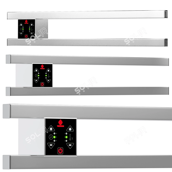 Electric Towel Warmer Terminus Smart 3D model image 1