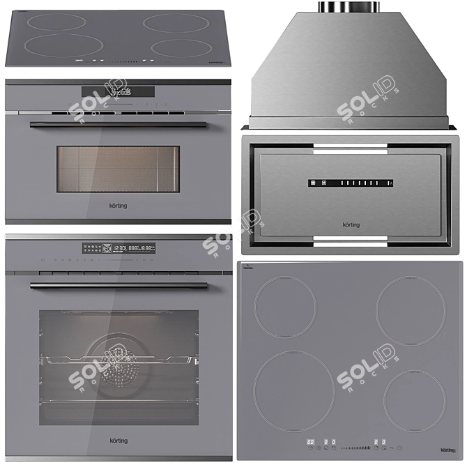 Korting Appliance Collection: Modern Kitchen Solutions 3D model image 2