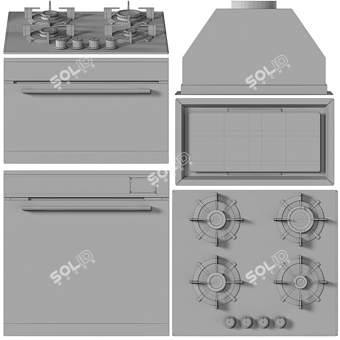 Korting Appliance Collection: Modern Kitchen Solutions 3D model image 3