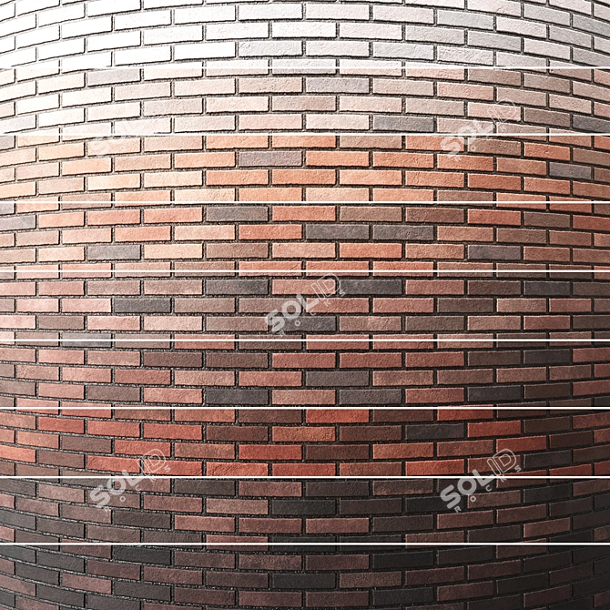 Seamless Brick Texture Pack 3D model image 2