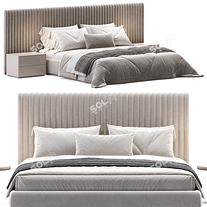 Space-Saving Belini Wall Bed 3D model image 3