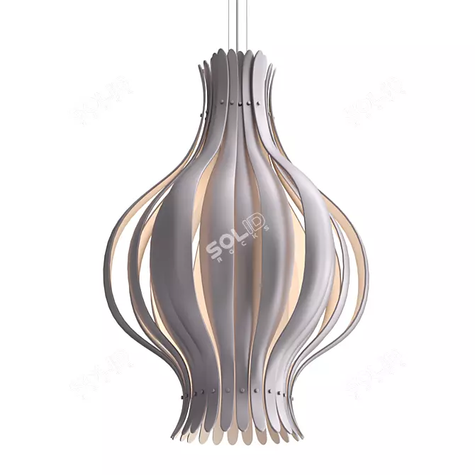 Designer Onion Chandelier 45cm 3D model image 1