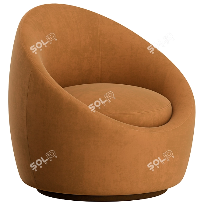 Kennedy Globe Occasional Chair: Modern Elegance 3D model image 1