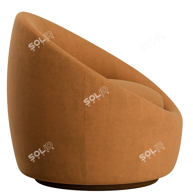 Kennedy Globe Occasional Chair: Modern Elegance 3D model image 7