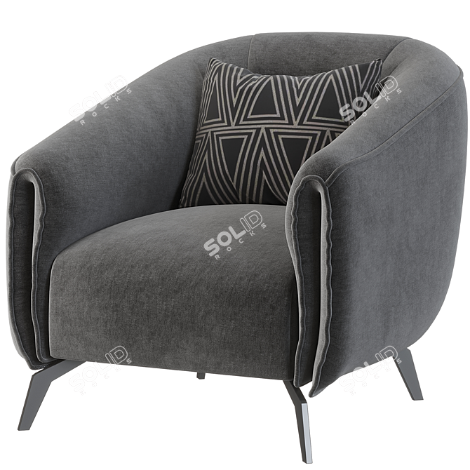 Modular Modern Chair Design 3D model image 1