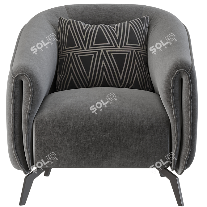 Modular Modern Chair Design 3D model image 2