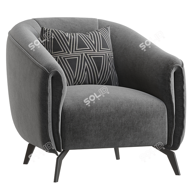 Modular Modern Chair Design 3D model image 3