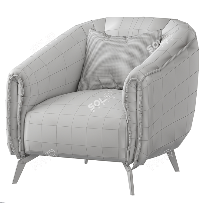 Modular Modern Chair Design 3D model image 4