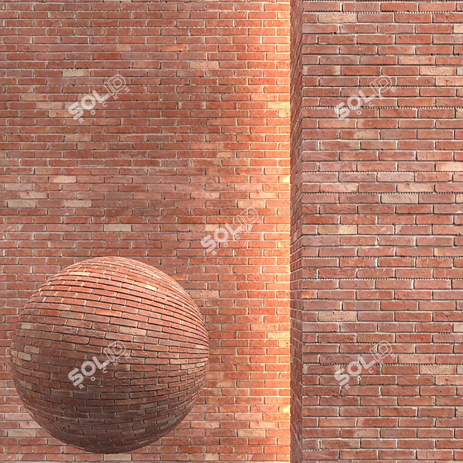 Seamless Brick Texture Pack 3D model image 1