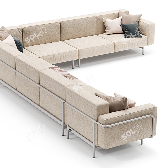 Modular Garden Sofa Estendo 3D model image 5