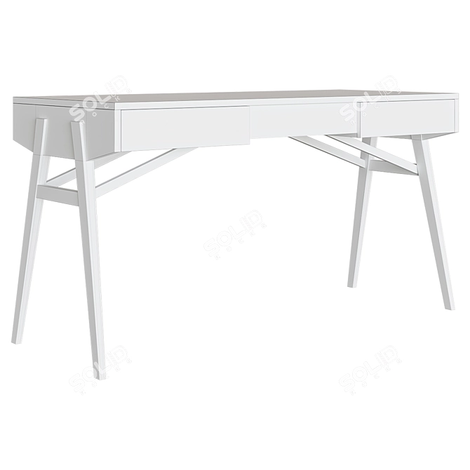 Atkin and Thyme Writing Desk 3D model image 2