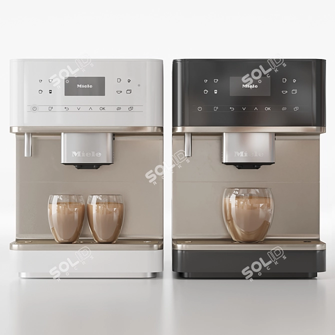 Miele Coffee Machine 3D Model 3D model image 3