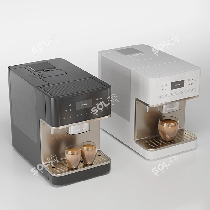 Miele Coffee Machine 3D Model 3D model image 4