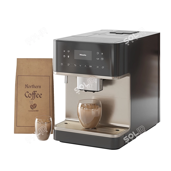 Miele Coffee Machine 3D Model 3D model image 7