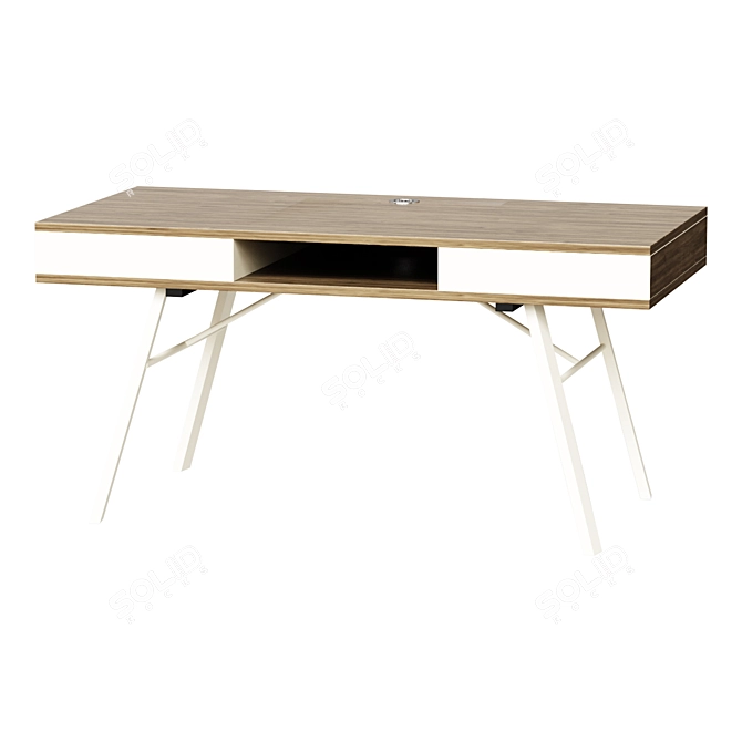 Sleek Work Desk - Stirran 3D model image 1