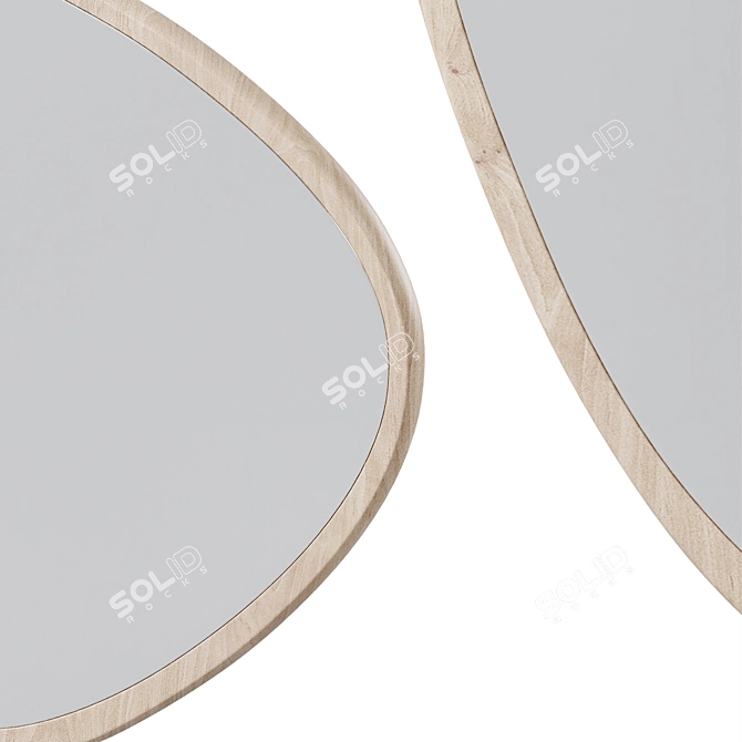 Ethereal Elope Wall Mirror 3D model image 3