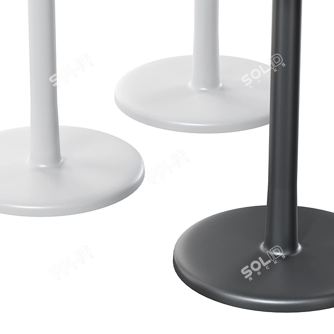 Alfiere Circle Pedestal Stands 3D model image 3