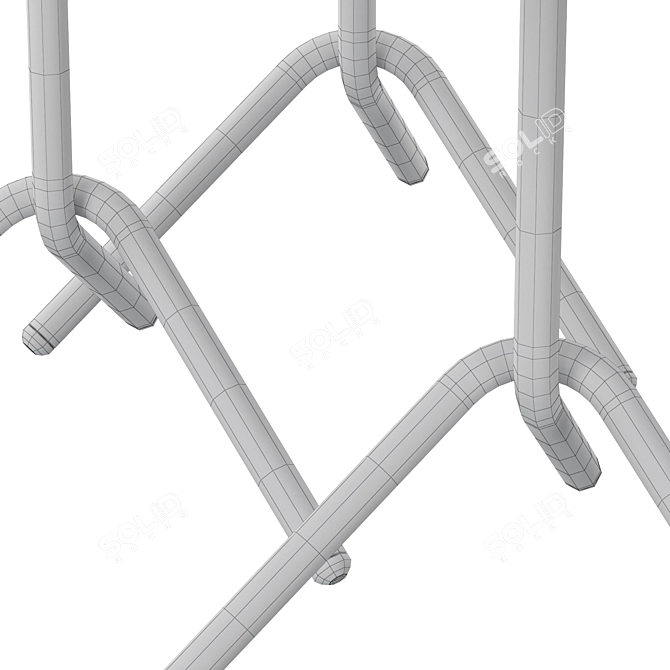 Modern Geometric Polygon Circle Tables 3D model image 5