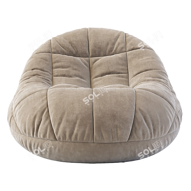 Contemporary Beanbag Seat N_3 3D model image 2