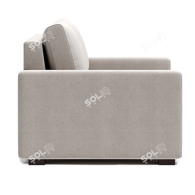 Modern Comfort Deep Air Sofa 3D model image 3