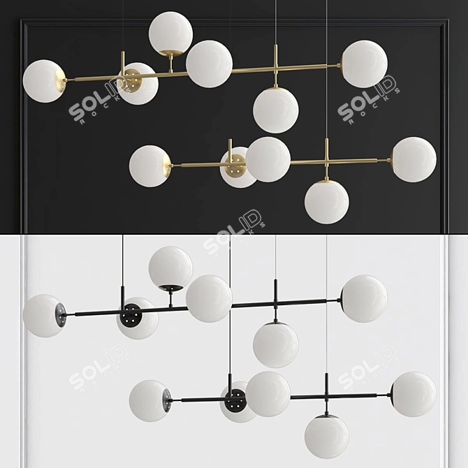 Artisanal Design Lamps: EDMUND 3D model image 2
