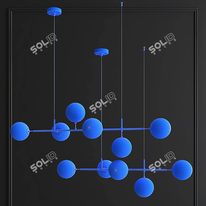 Artisanal Design Lamps: EDMUND 3D model image 3