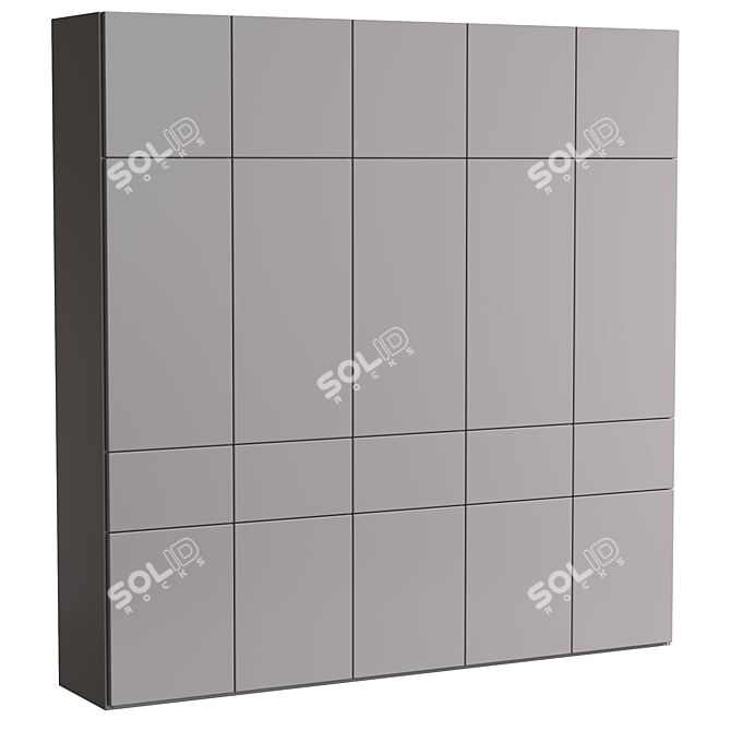  Modern Furniture Set Composition 21 3D model image 3