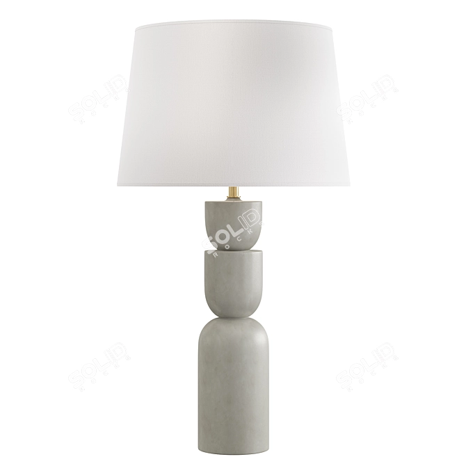 Arteriors Tasha Table Lamp 3D model image 1