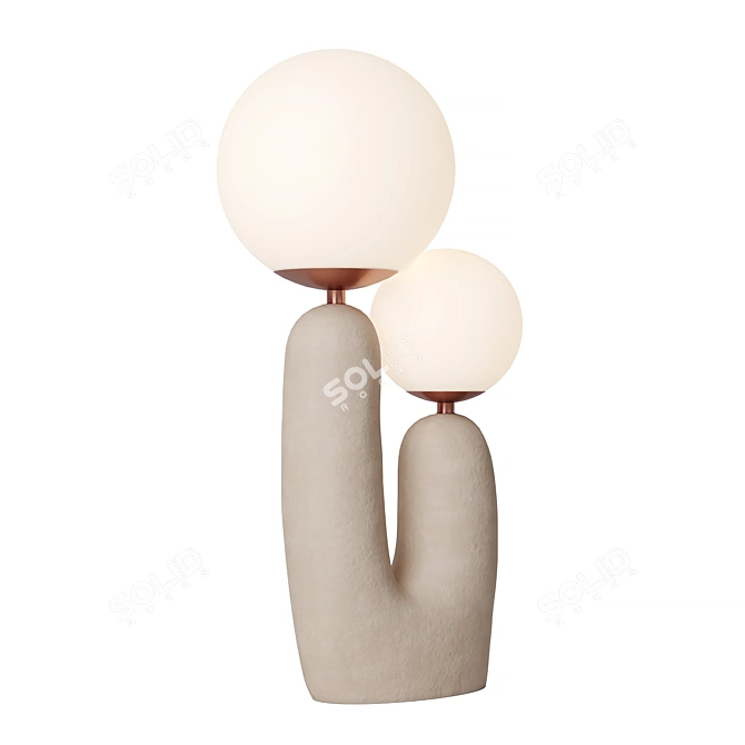 First Hand Oo Lamp - Modern 3D model image 2
