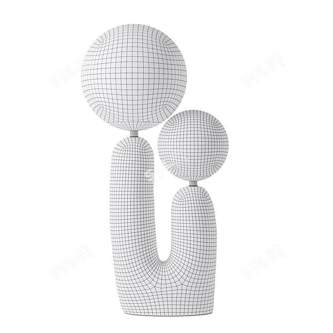 First Hand Oo Lamp - Modern 3D model image 3