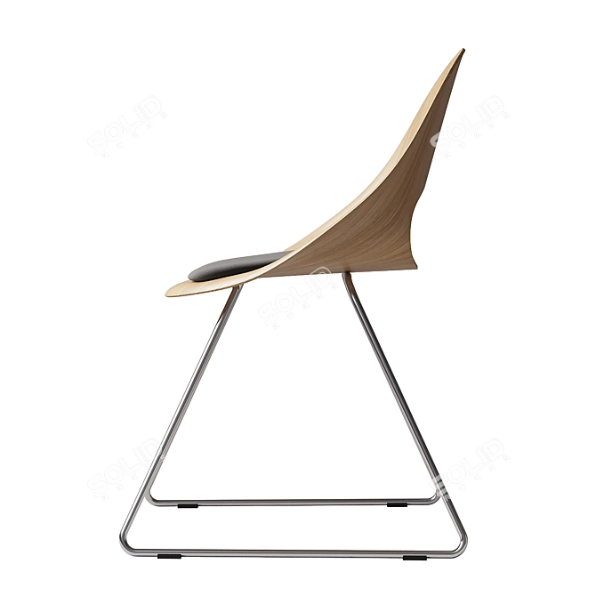 Sleek Minilux Chair 3D Model 3D model image 3