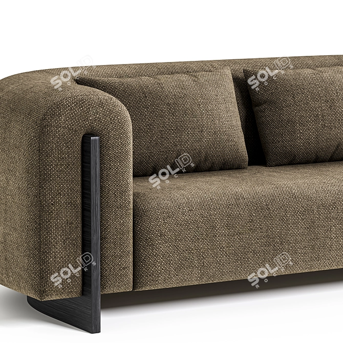 Designer Minuit Sofa Modern Style 3D model image 2