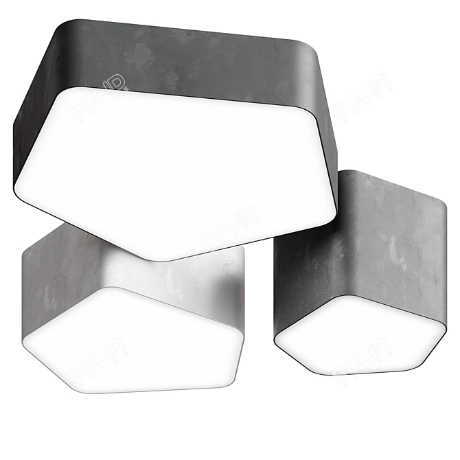 Henge BAT Ceiling Light 3D model image 2