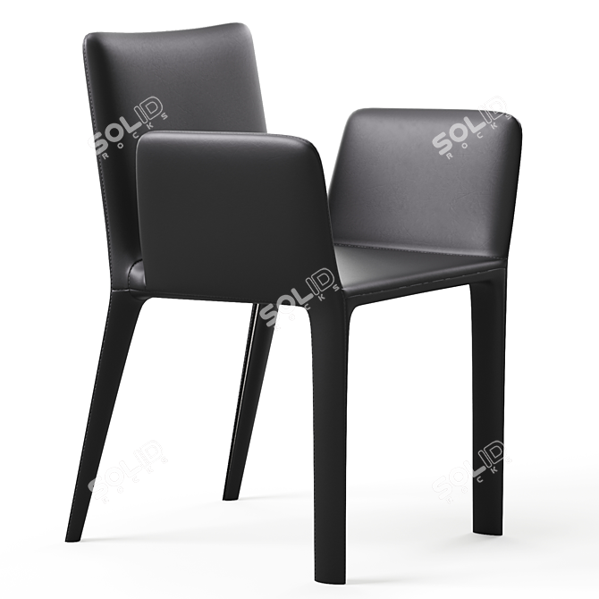 Modern Minimalist JOKO Kristalia Chair 3D model image 2