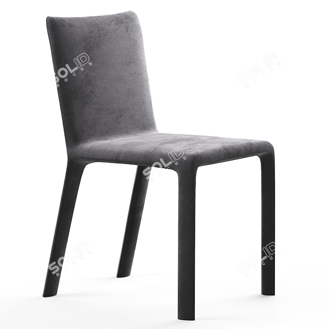 Modern Minimalist JOKO Kristalia Chair 3D model image 3